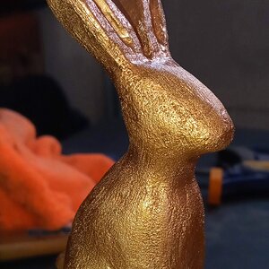 Gold bunny 3