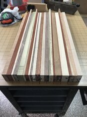 029 - 2nd board rearranged ready for 2nd glue up.JPG