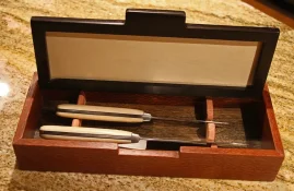 leopardwood knife box open front view.jpg