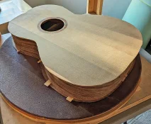 body glued up top view laying in disc2.jpg